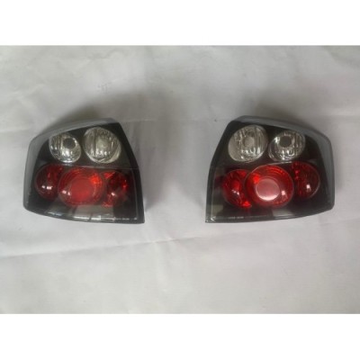 Set stopuri Spate Audi A4 (B6), 11.2000-11.2004, Sedan, partea Stanga+Dreapta, negru, transparent; tuning; Omologare: ECE, Taiwan -ORNAMENT CRAPAT ST foto