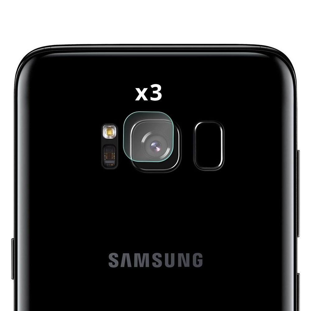 Folie de Sticla pt. Camera Foto Spate SAMSUNG Galaxy S8 Plus (3 buc) |  Okazii.ro