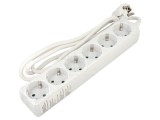 Prelungitor Goobay 3G1,5mm&sup2; 1,5m PVC Alb cu 6 Prize 16A Cod 51296