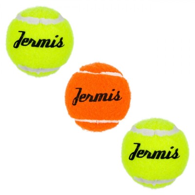 Set Mingi Tenis Jermis, 4.8cm, Multicolor, 3 Bucăți foto
