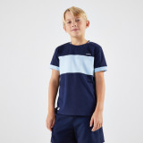 Tricou Tenis Dry Albastru Băieți, Artengo
