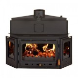 Focar de semineu tip centrala, Prity ATCW20, 8,2 kg/h, 1080 x 750 x 810