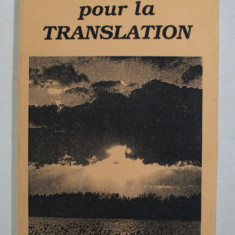 PREPARATION POUR LA TRANSLATION par Dr. MILTON G. CRANE , ANII '90