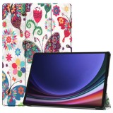 Husa pentru Samsung Galaxy Tab S9 / S9 FE - Techsuit FoldPro - Butterfly