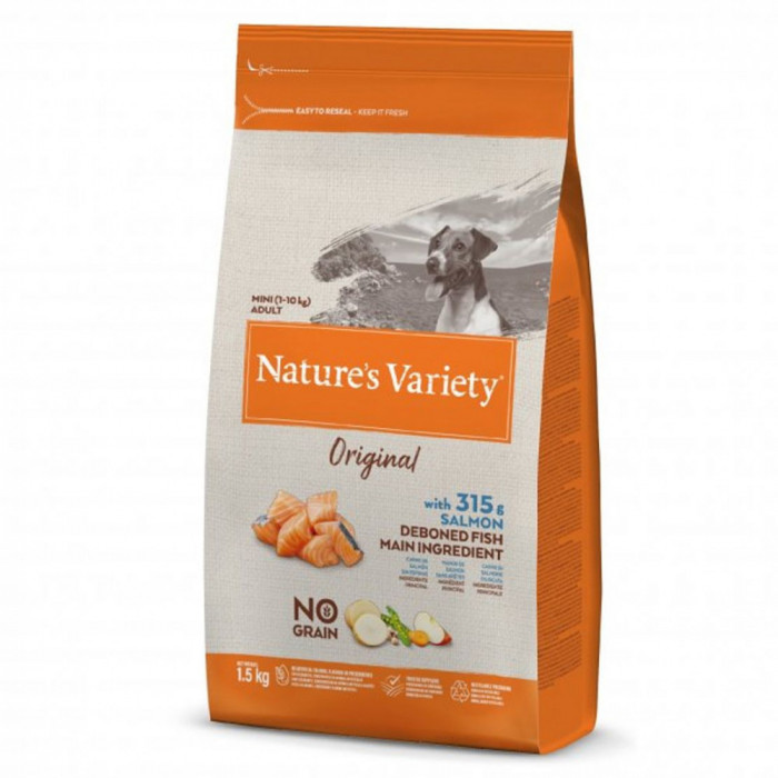 Nature&amp;#039;s Variety Dog Original No Grain Mini Salmon 1,5 kg