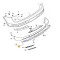 Spoiler bara spate Audi Q5 (Fy), 09.2016-11.2020, Spate, lacuit, argintiu, Aftermarket