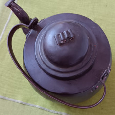 Ceainic vechi din cupru, provenienta suedeza, 3,5 L