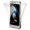 Husa Full TPU 360&deg; (fata + spate) pentru Huawei P10 Lite, Gri Transparent