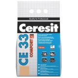 Chit De Rosturi Gresie Si Faianta, Ceresit Ce 33, Caramel / 5Kg