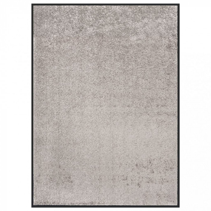 vidaXL Covoraș de ușă, gri, 60x80 cm