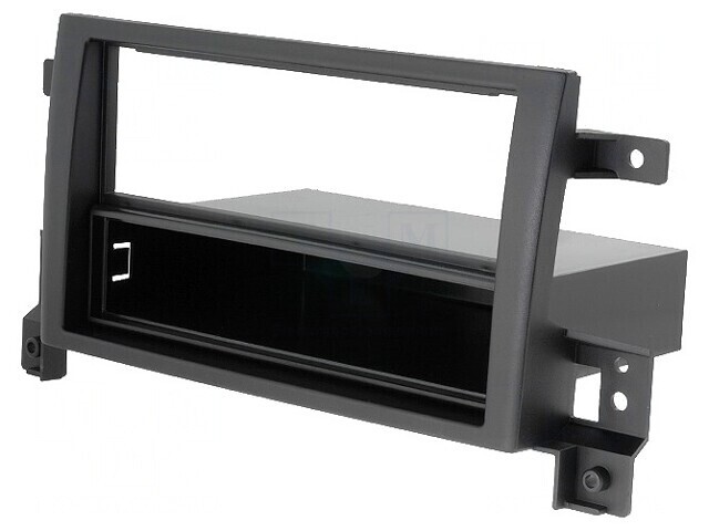 Cadru radio Suzuki negru 2 ISO