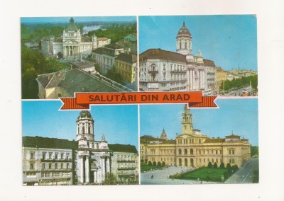 RF43 -Carte Postala- Arad, circulata 1974 foto