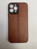 Cumpara ieftin Husa Iphone 13 Pro Max 6.7 Silicon Brown Leather