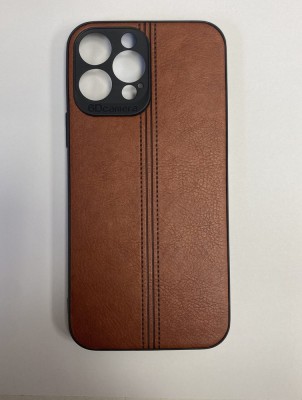 Husa Iphone 13 Pro Max 6.7 Silicon Brown Leather foto