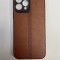 Husa Iphone 13 Pro Max 6.7 Silicon Brown Leather