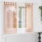 vidaXL Perdele Voile cu Bucle 2 buc Terracota 140x175 cm
