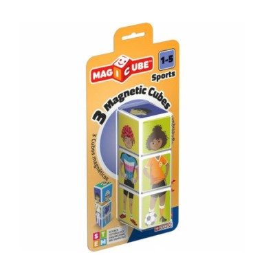 Set magnetic GEOMAG, MAGICUBE SPORTS, 3 piese foto