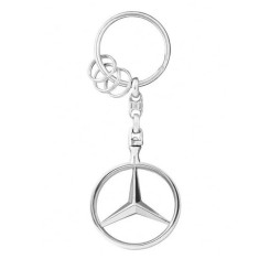 Breloc de chei DEPOX&reg;, Mercedes Supreme, editie de colectie, 9 cm, metal, argintiu