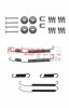 Set accesorii, sabot de frana MITSUBISHI CARISMA (DA) (1995 - 2006) METZGER 105-0760
