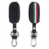 Husa Cheie Auto pentru Fiat/Lanica, 3 Butoane, Piele ecologica, Multicolor, 46923.03, Kwmobile