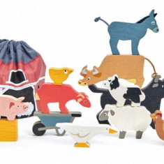 Set animale domestice - 13 piese | Tender Leaf Toys