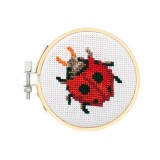 Mini Set de Broderie in Cruciulita , Buburuza