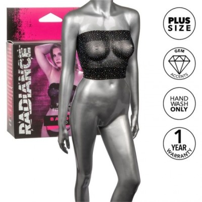CALEXOTICS - RADIANCE BANDEAU TOP RHINE PLUS SIZE foto