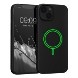 Cumpara ieftin Husa Kwmobile pentru Apple iPhone 13, Silicon, Negru, 58247.01