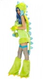 H167 - Costum Halloween pasare colorata sexi