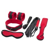 Cumpara ieftin Set Bondage, Erotica Fetish Art Red, 7 Piese