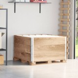vidaXL Rame pentru paleți, 3 buc., 100x100 cm, lemn masiv de pin 3295374
