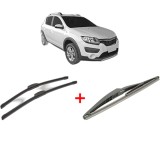 Cumpara ieftin Set 3 stergatoare RENAULT SANDERO/STEPWAY II (B8_) 2013, pentru parbriz si luneta, Bosch Twin