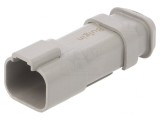 Conector cablu-cablu PX0 4 pini gri IP68