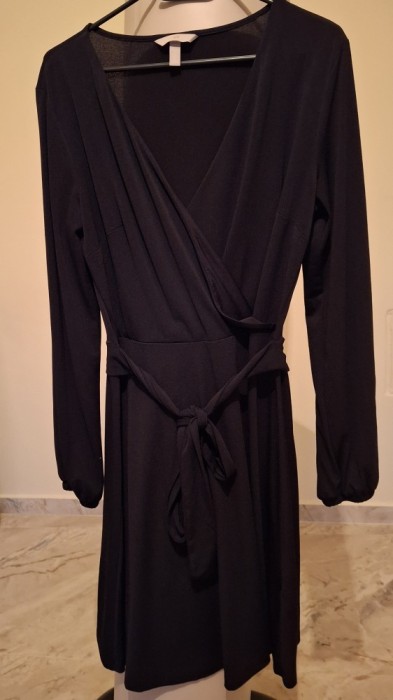 Rochie midi neagra - H&amp;M