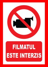 Placuta filmatul este interzis foto
