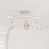 Spot pentru Plafon 3 Moduri Reglabile Nichel Mat GU10