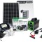 Kit Sistem solar iluminare 220v 150w alimentare televizor panou solar 4 becuri