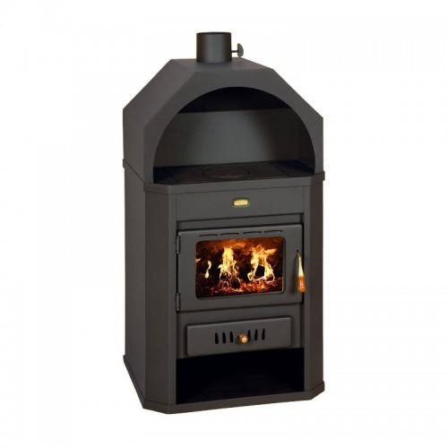 Soba pe lemne, Prity, metalica, 5,1 kg/h, 650 x 550 x 1160