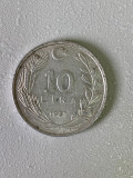 Moneda 10 lire - 10 old lira - 1987 - Turcia - KM 964 (67), Europa