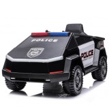 Cumpara ieftin Masinuta electrica pentru copii de politie Cyber PATROL, cu efecte sonore si luminoase, 90W, 12V, Black White