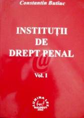 Institutii de drept penal, vol.1, 2 foto