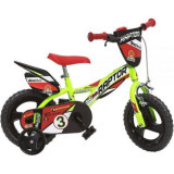 Bicicleta copii Dino Bikes 12&#039; Raptor galben