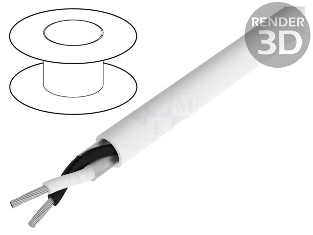 Cablu Alpha Essential C&amp;C 2x24AWG 30,5m