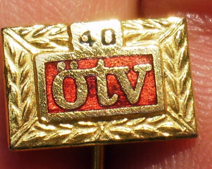 I.662 INSIGNA STICKPIN AUSTRIA SPORT TENIS &Ouml;TV &Ouml;sterreichischer Tennisverband