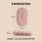 Mouse wireless optic Logitech M350s roz, Bluetooth, 4000 DPI - 15