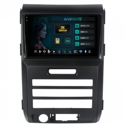 Navigatie 2K Ford F150 (2008-2014) 4GB RAM Android 13 Octacore Slot Sim 4G DSP GPS Wi-FI Carplay Android Auto USB Bluetooth Waze Touchscreen 9.5 Inch foto