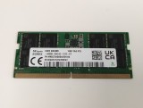 Memorie RAM Laptop, SK hynix, 16GB, 1Rx8, DDR5, PC5-44800, 5600MHz, 1.1V, HMCG78AGBSA092N, CL46, Non-ECC, SODIMM, 262 pini