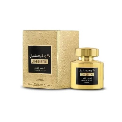 Parfum dama Confidential Private Gold,Lattafa 100ml foto