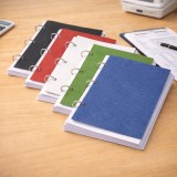 Coperta indosariere documente, format A4, carton texturat 230g/mp, top 100 coli - Negru