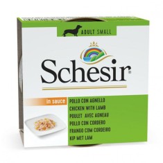 Schesir dog Adult - pui ?i miel 85 g foto